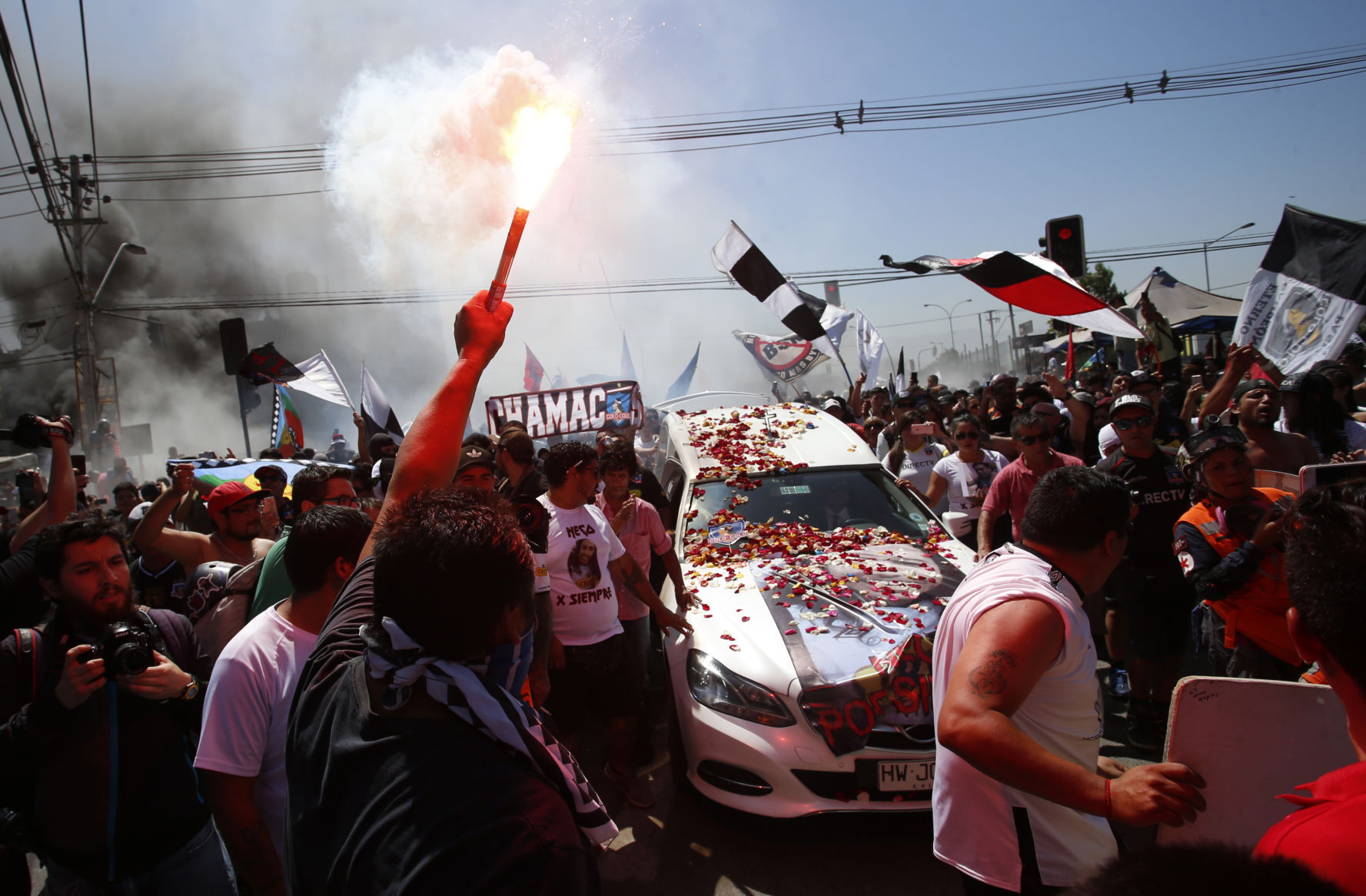 APTOPIX Chile Soccer Fan Death